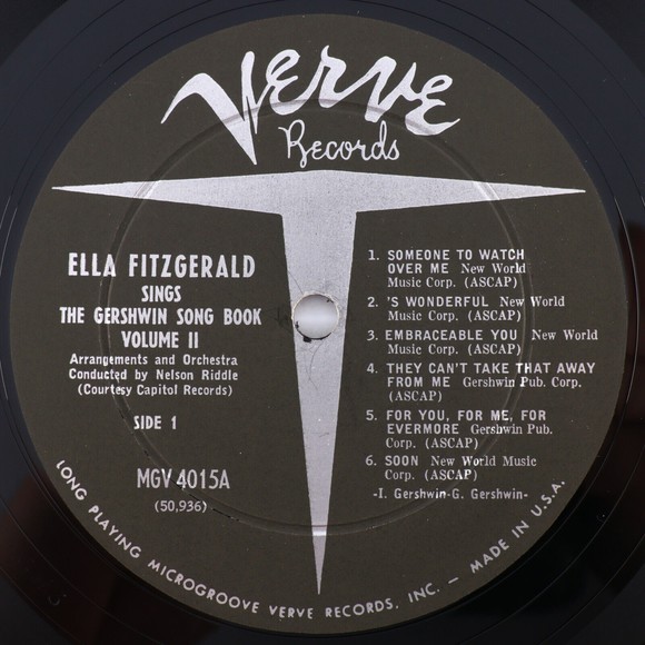 Ella Fitzgerald Sings The Gershwin Song Book Vol. 2 1957 Jazz LP Record MGV 4015 - Picture 9 of 16
